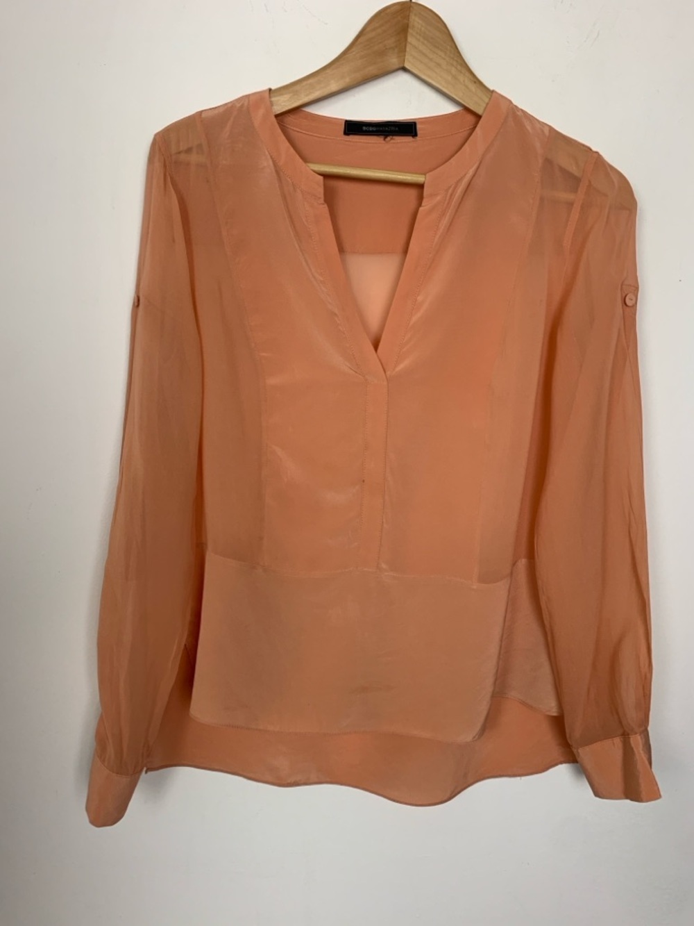 BCBGMAXAZRIA Silk Blouse - Picture 2 of 9